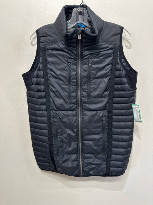 Kuhl Size S Black Synthetic Solid Puffer Zip Up Men's Jacket