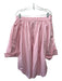 Stine Goya Size XS Pink Cotton Off Shoulder 3/4 Sleeve Button Front Shift Dress Pink / XS