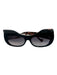 Anna Karin Karlsson Black & Brown Acetate Cat Eye Cat Ears Sunglasses Black & Brown