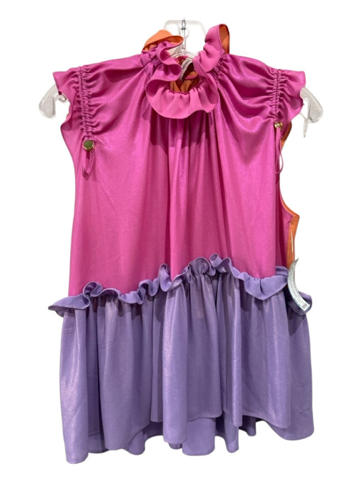 Brogger Size S Pink, Purple, Orange Polyester adjustable shoulder Colorblock Top Pink, Purple, Orange / S