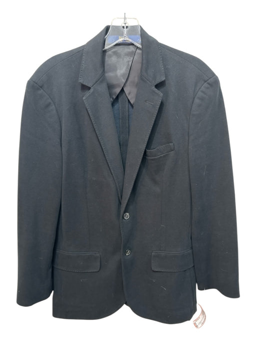 Polo Ralph Lauren Black Cotton 2 Buttons Front Pockets Men's Blazer Black / S