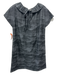 Ann Mashburn Size S gray multi Viscose & Polyamide Ruffle Cap Sleeve Dress gray multi / S
