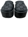 Gucci Shoe Size 35 Black Rubber Monogram Platform Perforated Mules Black / 35