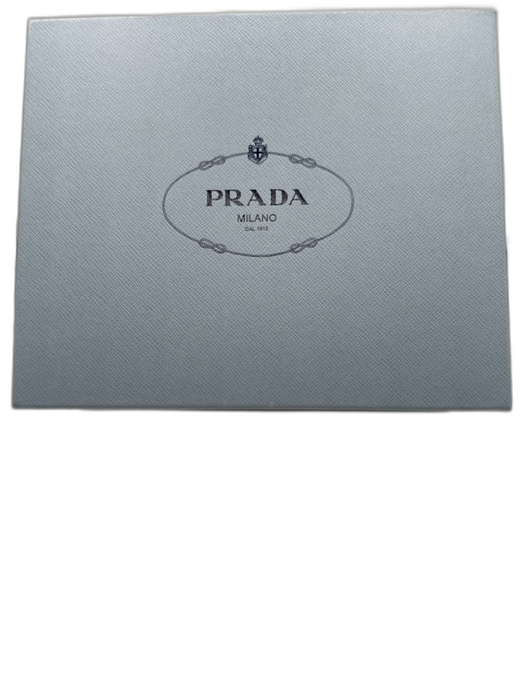 Prada Shoe Size 36 Black Leather Logo Slide Padded Mules Black / 36