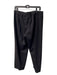 Eileen Fisher Size XL Black Poly Pull on Elastic Waist Pants Black / XL