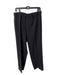 Eileen Fisher Size XL Black Poly Pull on Elastic Waist Pants Black / XL