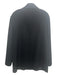 Cinzia Rocca Size 14 Black Wool, Angora & Cashgora Button Front Long Sleeve Coat Black / 14