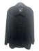 Cinzia Rocca Size 14 Black Wool, Angora & Cashgora Button Front Long Sleeve Coat Black / 14