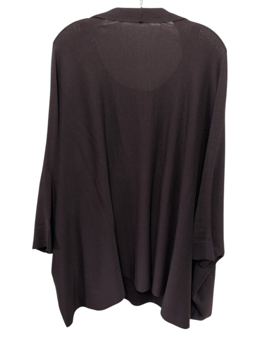 Eileen Fisher Size 1X/2X Dark Brown Silk & Viscose Sleeveless Sweater Set Dark Brown / 1X/2X