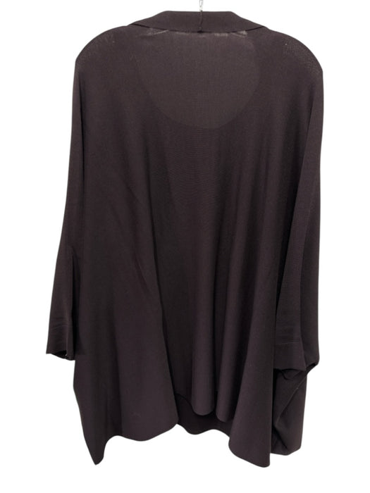 Eileen Fisher Size 1X/2X Dark Brown Silk & Viscose Sleeveless Sweater Set Dark Brown / 1X/2X