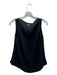 Lafayette 148 Size 12 Black Wool Blend Sleeveless Wide Neck Sleeveless Top Black / 12