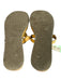 Tory Burch Shoe Size 8 Beige Leather Logo Flip flop Platform Shoes Beige / 8