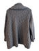 Vince Size M Grey Wool Blend Knit Hood Pockets Woven Cardigan Grey / M