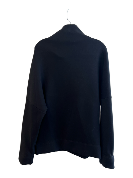 COS Size M Black Viscose Blend Long Sleeve Turtleneck Oversized Top Black / M