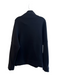 COS Size M Black Viscose Blend Long Sleeve Turtleneck Oversized Top Black / M