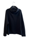COS Size M Black Viscose Blend Long Sleeve Turtleneck Oversized Top Black / M