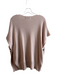 Cobblestone Living Size Est S Beige Viscose Blend V Neck Side Button Top Beige / Est S