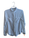 Cloth & Stone Size S White Tencel Lyocell Button Up Long Sleeve Collar Top White / S