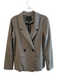 Sanctuary Size XS Tan Polyester Blend Houndstooth Long Sleeve Collar Jacket Tan / XS