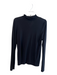 Vince Size L Black Cotton Blend Long Sleeve Turtleneck Lightweight Top Black / L