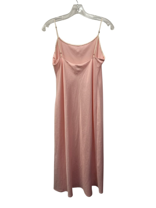 Natori Size M Light Pink Polyester Spaghetti Strap slip Midi Dress Light Pink / M