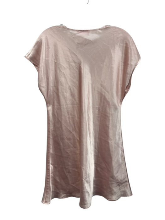 Oscar de la Renta Pink Label Size S Light Pink Polyester Satin Dress Light Pink / S