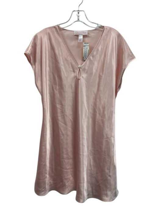 Oscar de la Renta Pink Label Size S Light Pink Polyester Satin Dress Light Pink / S