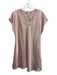Oscar de la Renta Pink Label Size S Light Pink Polyester Satin Dress Light Pink / S