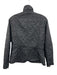 Barbour Size 6 Black Missing Fabric Tag Quilted Collared Flap Pockets Jacket Black / 6