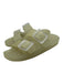 Balenciaga Shoe Size 37 Cream & White Rubber Jelly Double Strap Buckle Sandals Cream & White / 37