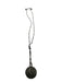 Gunmetal 925 Sterling Silver Melee Diamonds Pendant Dainty Station Necklace Gunmetal