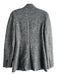 Vince Size 4 Grey Wool Two Button Herringbone pocket Blazer Jacket Grey / 4