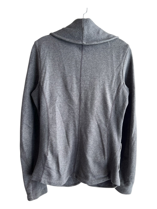 Standard James Perse Size 4 Grey Cotton Fold Over Long Sleeve Jacket Grey / 4