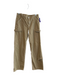Zara Size 4 Golden Yellow Cotton Blend Cargo Pocket Zip Fly Mid Rise Jeans Golden Yellow / 4
