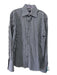 Paul Smith Size 15 Black & White Cotton Checkered Button Down Long Sleeve Shirt 15