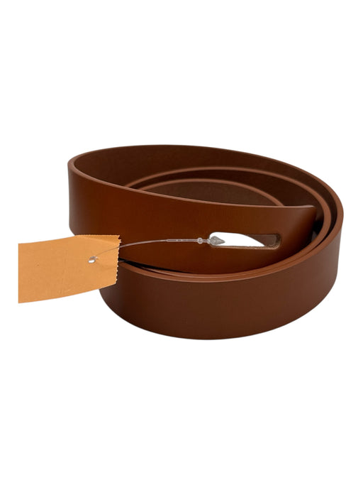 Isabel Marant Cognac Brown Leather Slit Wrap Belts Cognac Brown / M