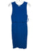 Apiece Apart Size M Blue Viscose Smocked Sleeveless Midi Solid Dress Blue / M