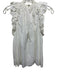 Ulla Johnson Size XS White Cotton Sleeveless Ruffles Keyhole Back Top White / XS