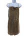 Alice + Olivia Size 2 Gold & Black Chain mail Spaghetti Strap Diamond Dress Gold & Black / 2