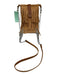 Canoe Tan & brown Leather Chain Fringe Detachable Strap Crossbody Bag Tan & brown / Small