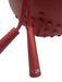 Tod's Cherry Red Leather Rubber Stud Detaill Drawstring Bucket Bag Cherry Red / Small