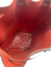 Tod's Cherry Red Leather Rubber Stud Detaill Drawstring Bucket Bag Cherry Red / Small