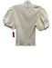 Derek Lam 10 Crosby Size S Cream Cotton Ribbed Knit Scoop Neck Top Cream / S