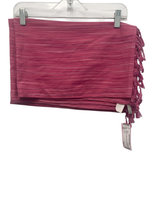 J Crew Pink Print Cotton Pareo Sarong scarf Pink Print