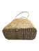 No Brand Tan Beige Straw Checkered Bag Tan Beige / L