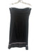 Ruth Size 8 Gray Polyester Blend Pleated Strapless Above Knee Dress Gray / 8