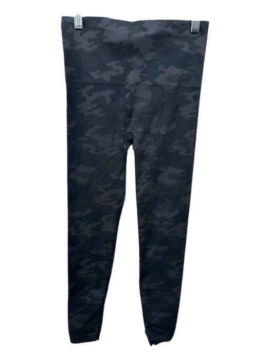 Spanx Size Small Black & Gray Elastic Waist Camo Full length Leggings Black & Gray / Small