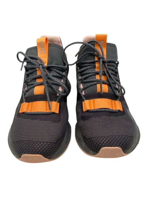 On Cloud Shoe Size 7 Gray, Orange, Pink Synthetic Lace Up Mid Top Sneakers Gray, Orange, Pink / 7