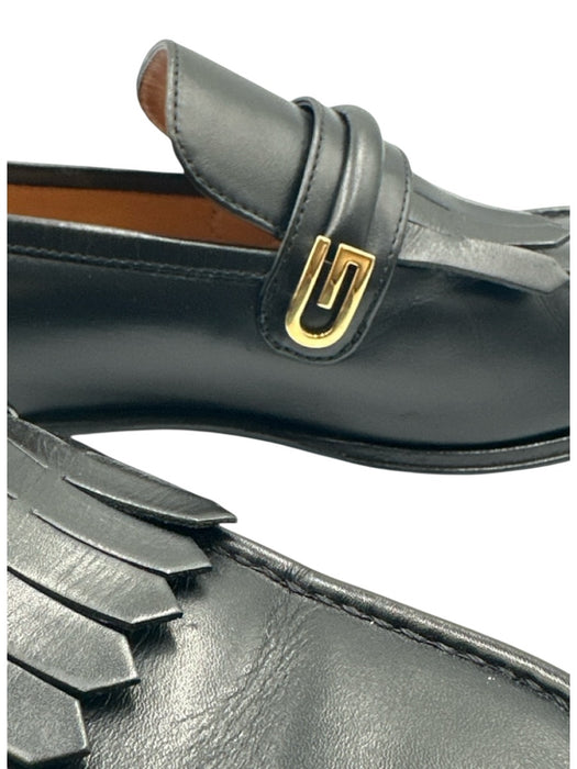 Gucci Shoe Size 9 Good Black Leather Solid Tassel Dress Men's Shoes Black / 9