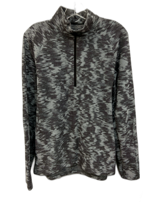 Vuori Size Est M Green Blue Cotton Blend Solid Zip UP Hoodie Long Sleeve Shirt Green Blue / Est M